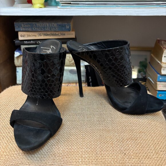 Giuseppe Zanotti Snakeskin print mules - Picture 3 of 6